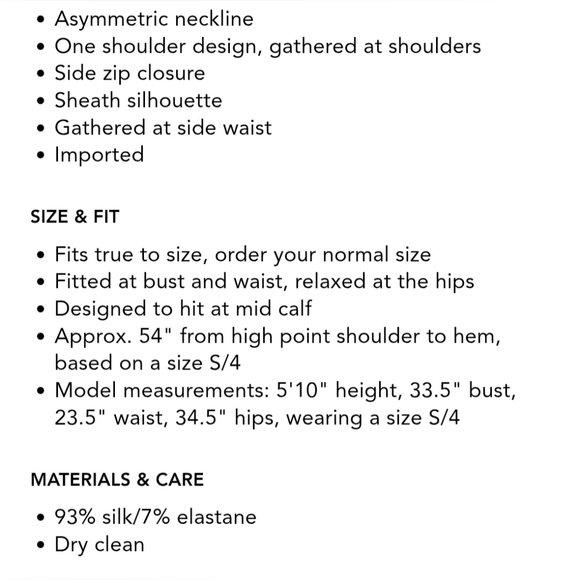 STAUD Phare Silk Blend One Shoulder Midi Dress 2 $695 - Picture 9 of 9